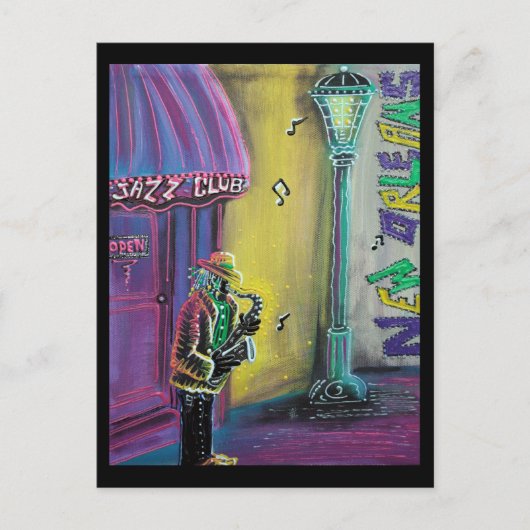 Jazz Postcard Postkarte (Vorderseite)