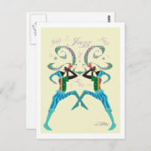 Jazz Postcards Postkarte (Vorne/Hinten)