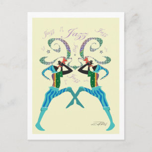 Jazz Postcards Postkarte