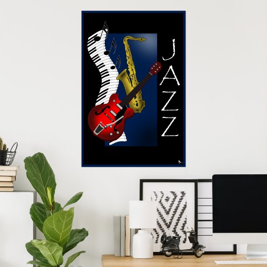 Jazz Poster (Heimbüro)