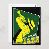 Jazz Postkarte (Vorne/Hinten)