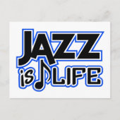 Jazz Postkarte (Vorderseite)