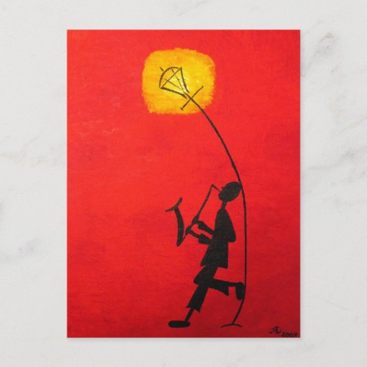 Jazz Postkarte (Vorderseite)