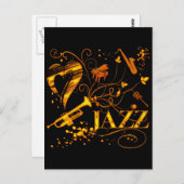 JAZZ POSTKARTE (Vorne/Hinten)