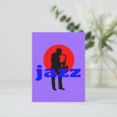 Jazz Postkarte (Stehend Vorderseite)