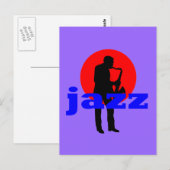 Jazz Postkarte (Vorne/Hinten)