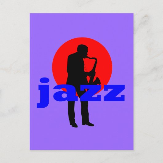 Jazz Postkarte (Vorderseite)