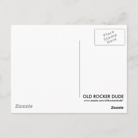 Jazz Postkarte (Rückseite)