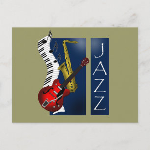 Jazz Postkarte