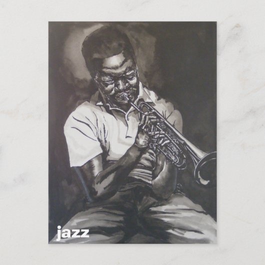 Jazz Postkarte (Vorderseite)