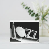 Jazz Postkarte (Stehend Vorderseite)