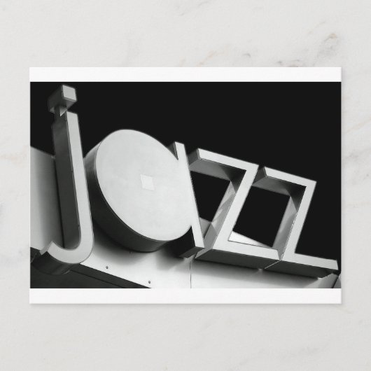 Jazz Postkarte (Vorderseite)
