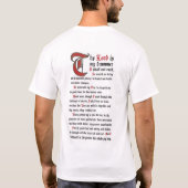 Jazz-Psalm XXIX T-Shirt (Rückseite)