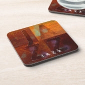 Jazz ("Quadrat-" Entwurf) Untersetzer (Linke Seite)