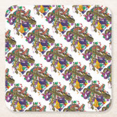 JAZZ RECHTECKIGER PAPPUNTERSETZER (Vorderseite)