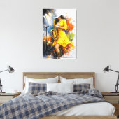 Jazz Rhythm and Color Leinwanddruck (Insitu (Schlafzimmer))