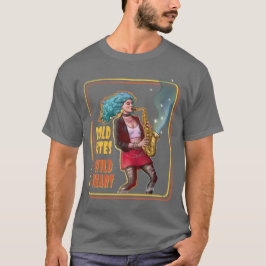 Jazz Rock Girl Power – Saxophonspielerin T-Shirt