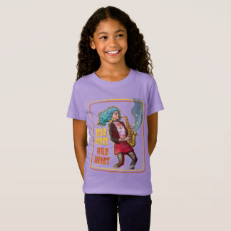 Jazz Rock Girl Power – Saxophonspielerin T-Shirt
