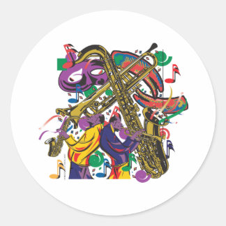 JAZZ RUNDER AUFKLEBER