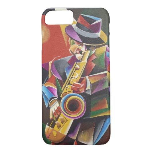 Jazz Sax iPhone Gehäuse Case-Mate iPhone Hülle (Rückseite)
