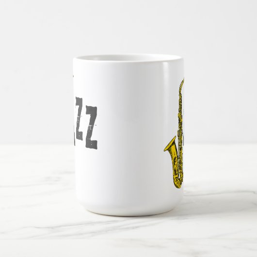 Jazz Saxophon Kaffeetasse (Mittel)