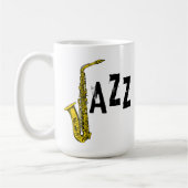 Jazz Saxophon Kaffeetasse (Links)