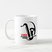 Jazz-Saxophon Kaffeetasse (Links)