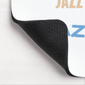 Jazz Saxophon Moderne Kunst Mousepad (Ecke)