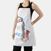 Jazz Saxophon Moderne Kunst Schürze (InSitu)