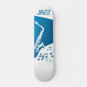 Jazz Saxophon Skateboard (Vorne)