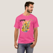 Jazz Saxophon T-Shirt (Vorne ganz)
