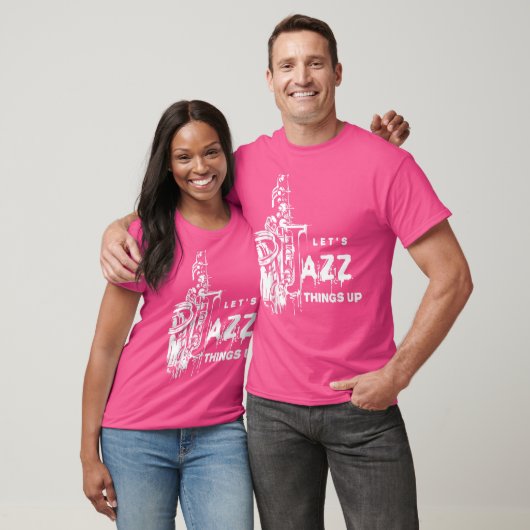 Jazz Saxophone "Das Jazz-Ding nach oben" T-Shirt (Unisex)