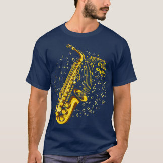 Jazz Saxophonist Sax Musican Saxophon T-Shirt