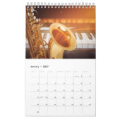Jazz Scene Collection zeigt Wall Calendar Kalender (Jan 2027)