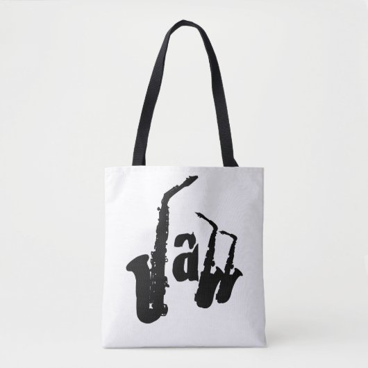 Jazz-schwarzes Saxophon wählen Ihre Tasche (Vorderseite)