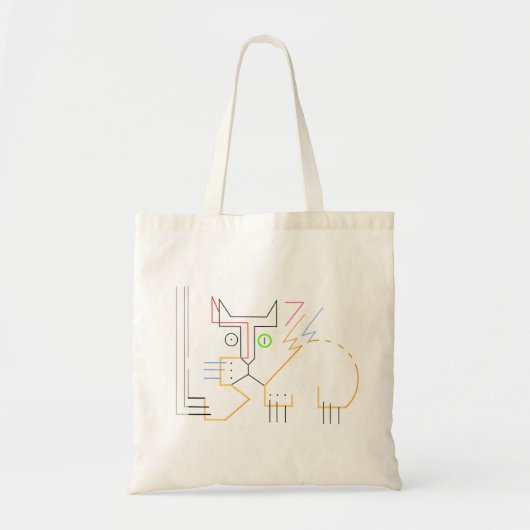 Jazz, Scratching, Abstrakte Cat Tasche Shopping Ba (Vorne)