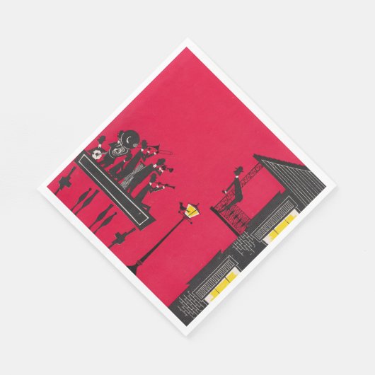 Jazz Serviette (Ecke)