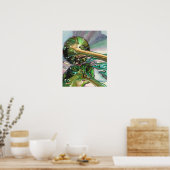 Jazz Shine Aquarell Print Poster (Küche)