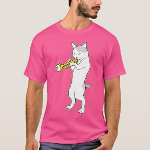 Jazz Shirt Trumpet Shirt Cat Playing Trumpet Ja