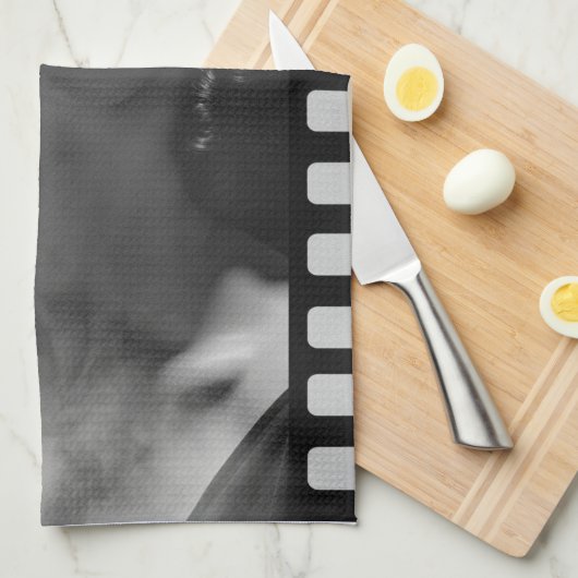 Jazz Singer Geschirrtuch (Viertel Falte)