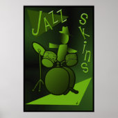 Jazz Skins Poster Print (Vorne)