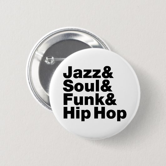 Jazz & Soul & Funk & Hip Hop Button (Vorne & Hinten)