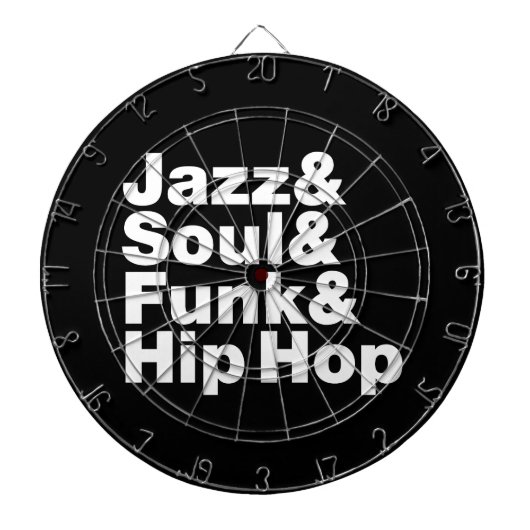 Jazz & Soul & Funk & Hip Hop Dartscheibe (vorne)