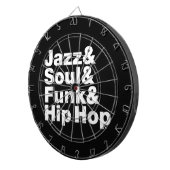 Jazz & Soul & Funk & Hip Hop Dartscheibe (Vorderseite rechts)