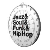 Jazz & Soul & Funk & Hip Hop Dartscheibe (Vorderseite rechts)