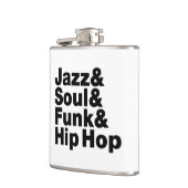 Jazz & Soul & Funk & Hip Hop Flachmann (Links)