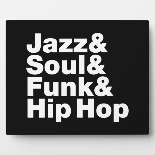 Jazz & Soul & Funk & Hip Hop Fotoplatte (Vorderseite)