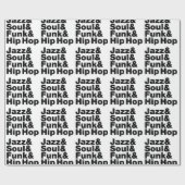 Jazz & Soul & Funk & Hip Hop Geschenkpapier (Flach)