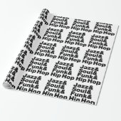 Jazz & Soul & Funk & Hip Hop Geschenkpapier (Ungerollt)