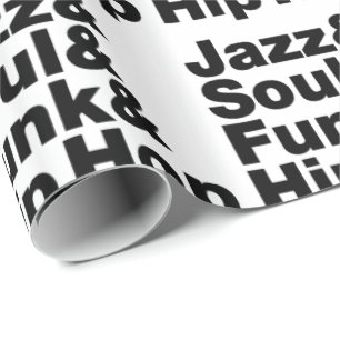 Jazz & Soul & Funk & Hip Hop Geschenkpapier